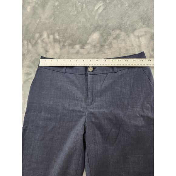Banana Republic Martin Fit Stretch Wool Trouser Pants Size 6 Blue Office Career - Picture 9 of 13